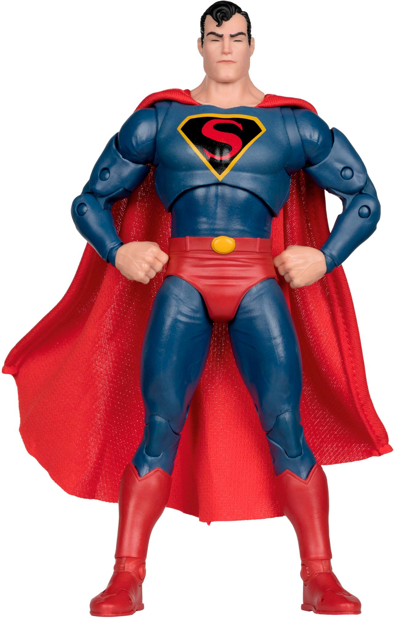 Angle. McFarlane Toys - DC Multiverse Superman (Classic Animation 1940) 7" Action Figure.