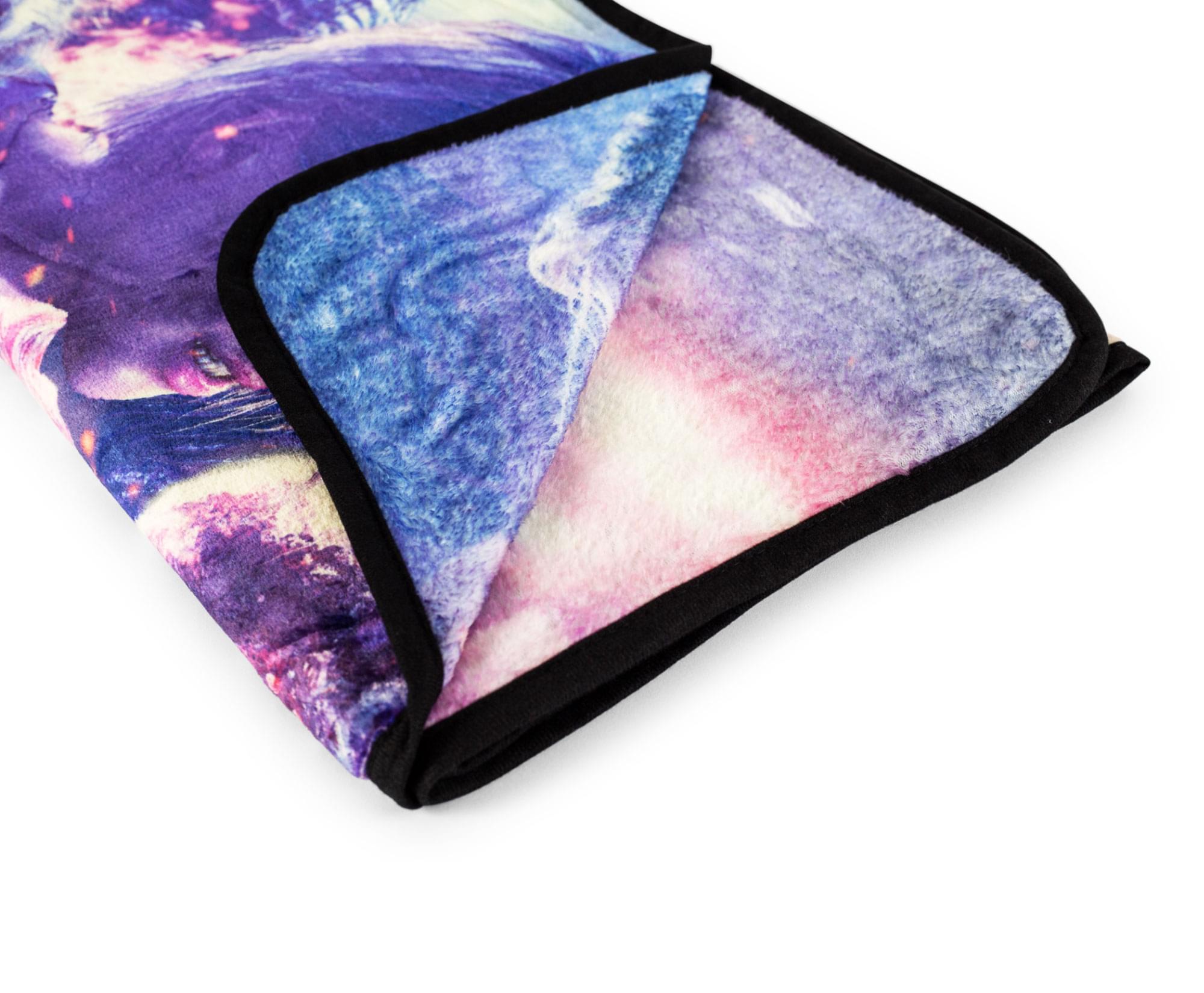 Alt View 10. Just Funky - Resident Evil Re:Verse Characters Fleece Throw Blanket | 45 x 60 Inches - Purple.