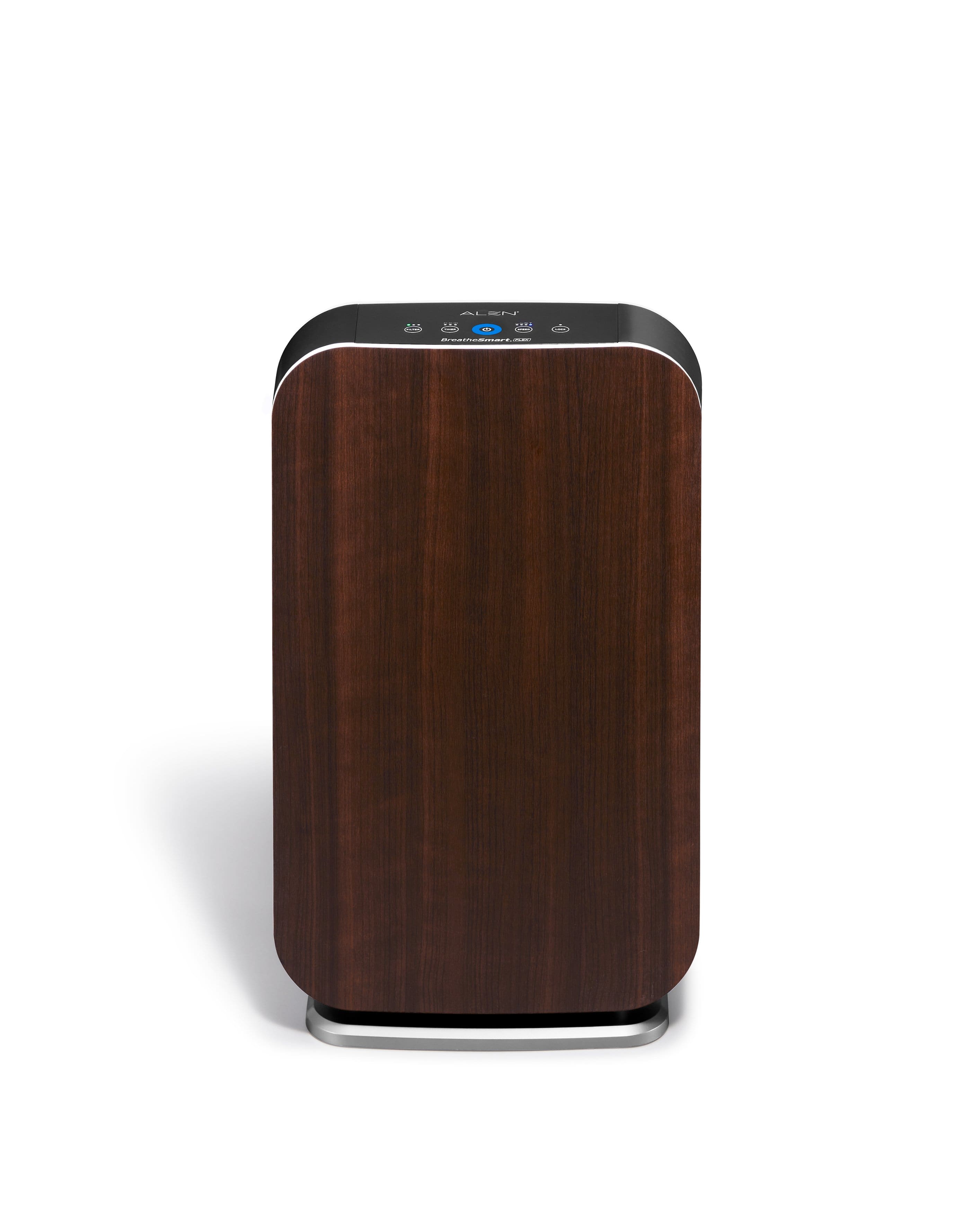 Front. Alen - BreatheSmart FLEX 700 SqFt Air Purifier with Fresh HEPA Filter for Allergens, Dust, Odors & Smoke - Espresso.