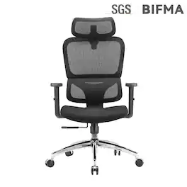 SIHOO - M56C Ergonomic High Back Office Chair, Swivel Computer Task Chair with Adjustable Headrest - Black