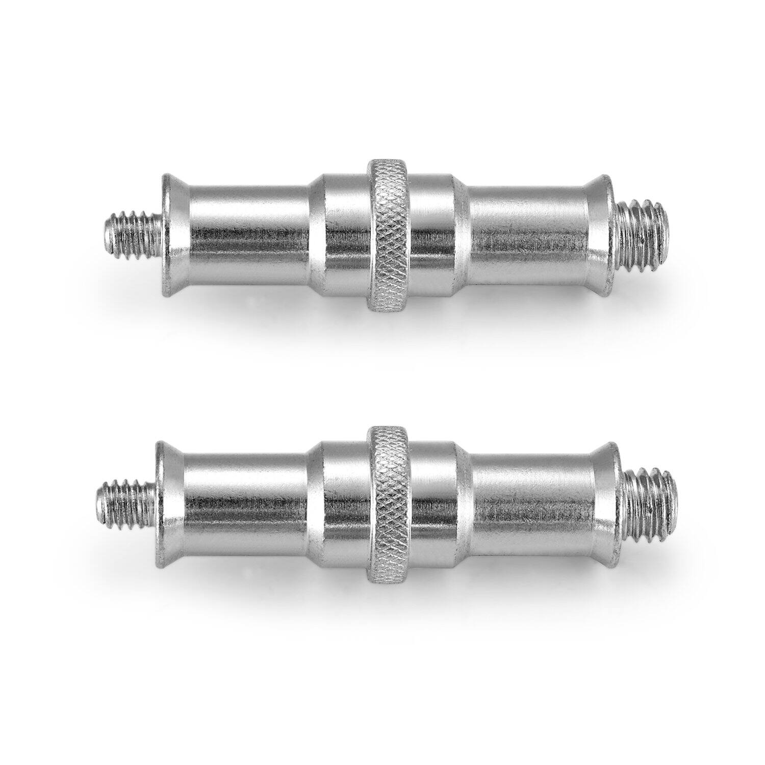 Back. Neewer - 2-Pack 1/4" to 3/8" Metal Screw Adapters, for Light Stands, ST24.