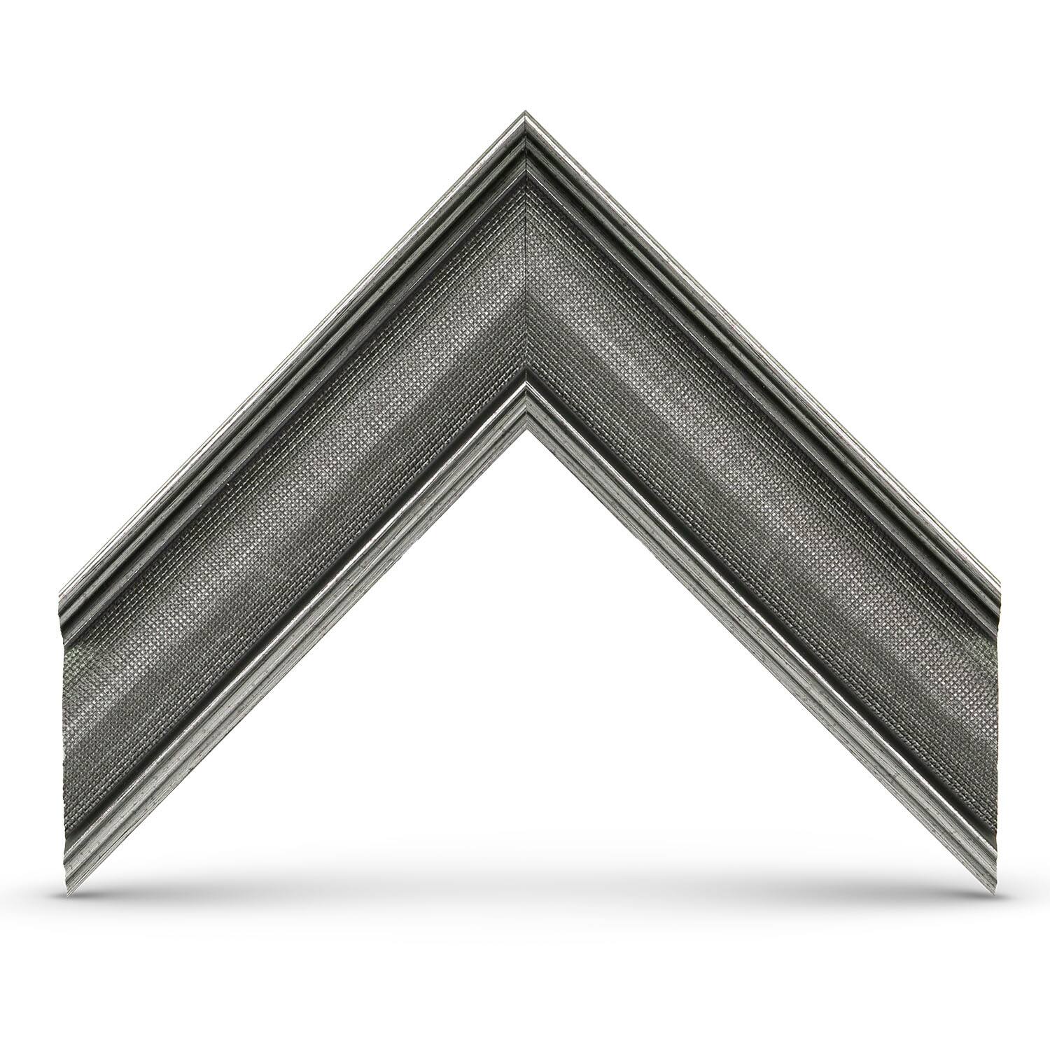 Alt View 1. Deco TV Frames - 75" Slim Bezel for Samsung The Frame and Frame Pro TV - Industrial Iron.