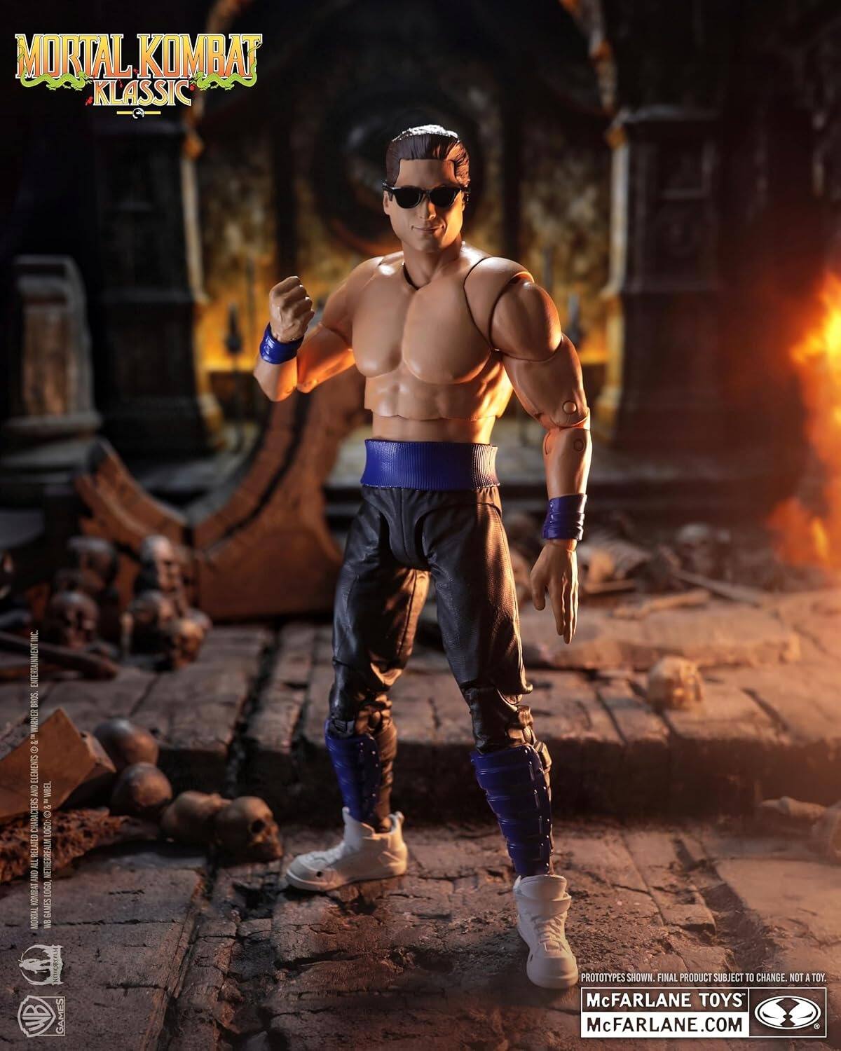 MORTAL KOMBAT KLASSIC INC ENTERTAINMENT BROS WARNER a - o ELEMENTS ONY WBEL - CIARACIERS  
LOGO: RELATED On TI NETHERREALM tranca LOGO MORTAL GAMES 2 GAMES PROTUTYPES SHOWN. FINAL PRODUCT SUBJECT TO CHANGE NUT & TOY.  
McFARLANE TOYS  
McFARLANE.COM
