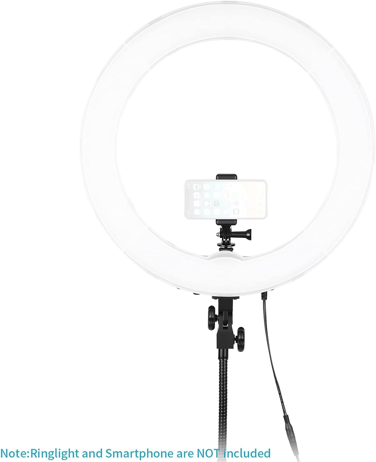 Note: Ringlight and Smartphone are NOT included