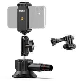 COTTAGE - Sc Suction Mount 3 For Vlogging Action Camera Car W Smartphone Clamp Compatible With Dji Pocket 3 osmo 360 - 3" SC-01 Suction Mount