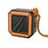 Front. Nautica - Nautica S100 Bluetooth Portable Speaker, Waterproof Wireless Speaker, Loud Sound, Clear Audio, 15-Hour Playtime - Black-Orange.