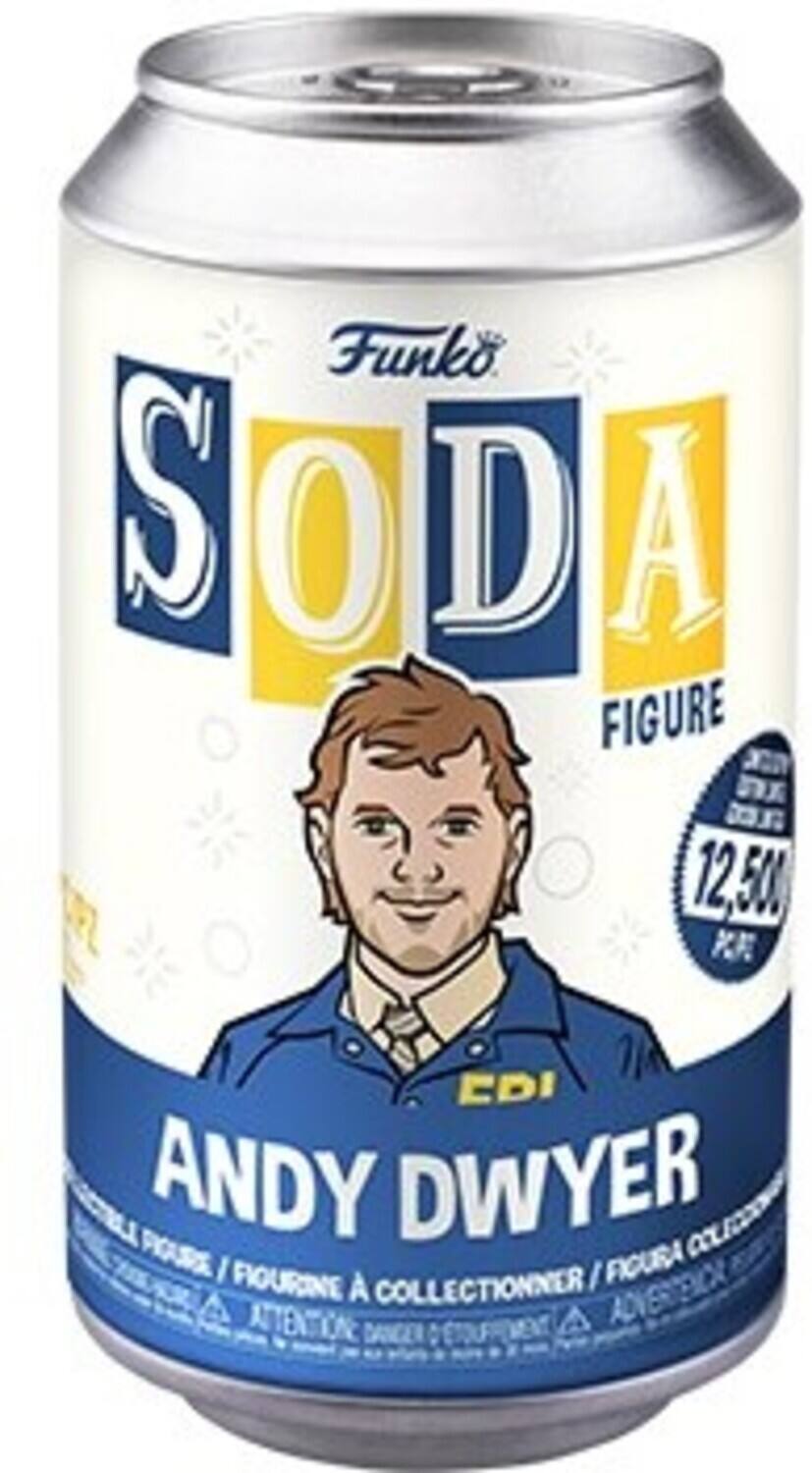 Funko S SODA FIGURE 12,500 EDI ANDY DWYER COLLECTIONNER ADVERTENCE ATTENTION DANGER DE TOUF