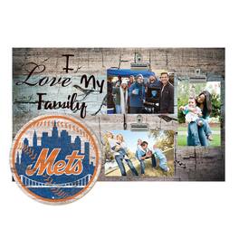 Fan Creations - 11" x 19" I Love My Family Clip Photo Frame - Multicolor