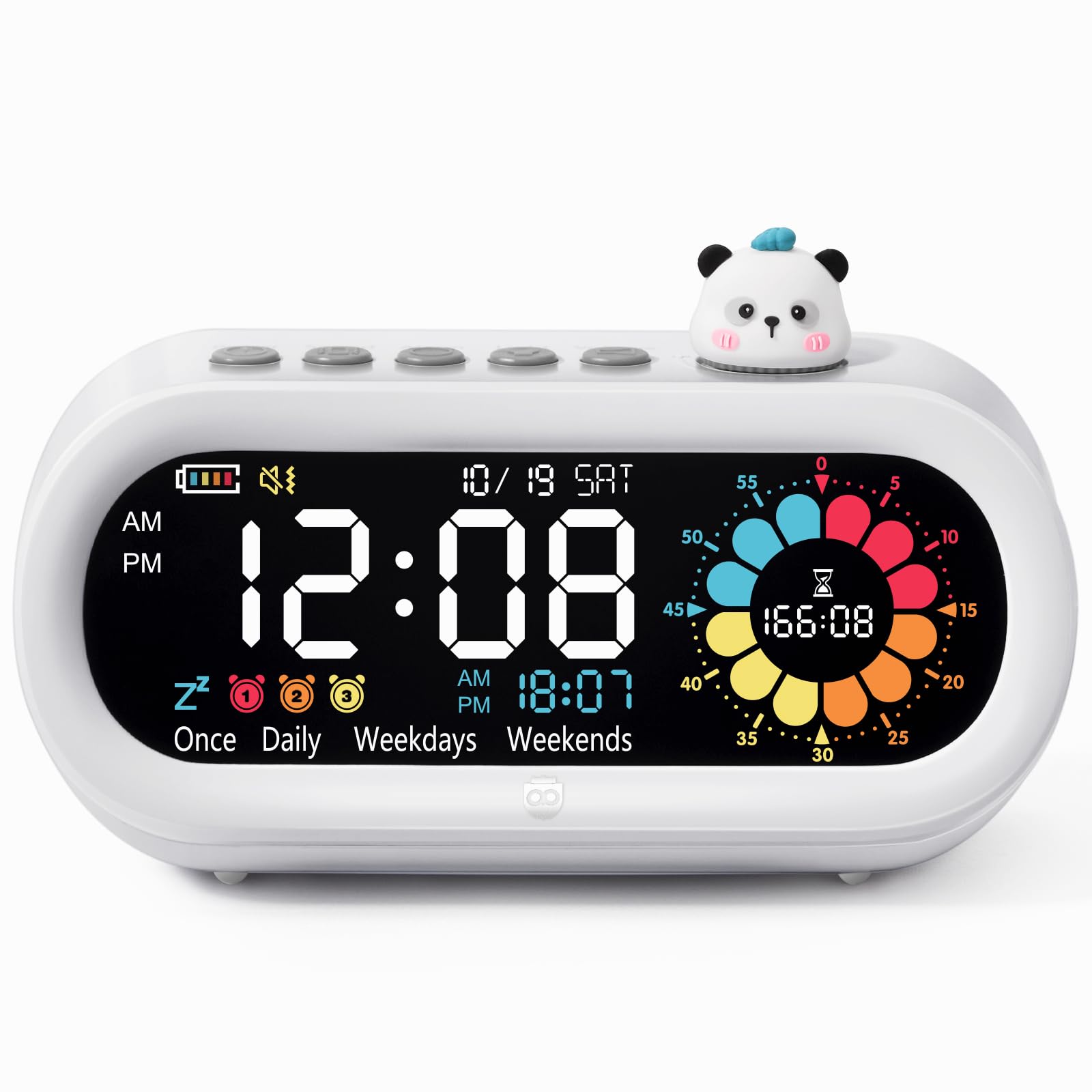 12:08 PM  
10/19 SAT  
18:07  
Once Daily Weekdays Weekends  
166:08