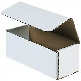 SI Products - 9" x 3" x 3" Corrugated Mailers, 50/Bundle (M933) - White