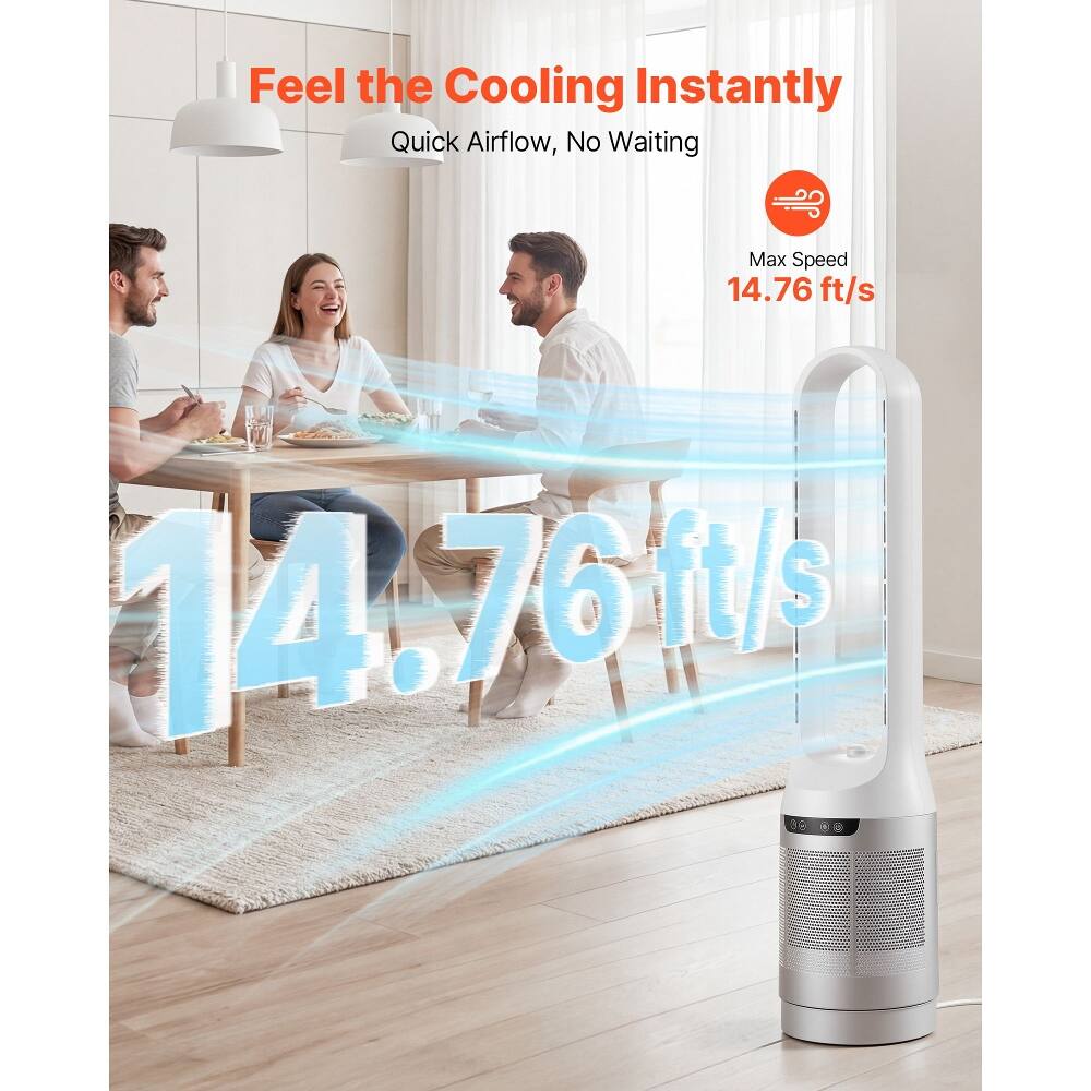 Feel the Cooling Instantly  
Quick Airflow, No Waiting  
Max Speed 14.76 ft/s