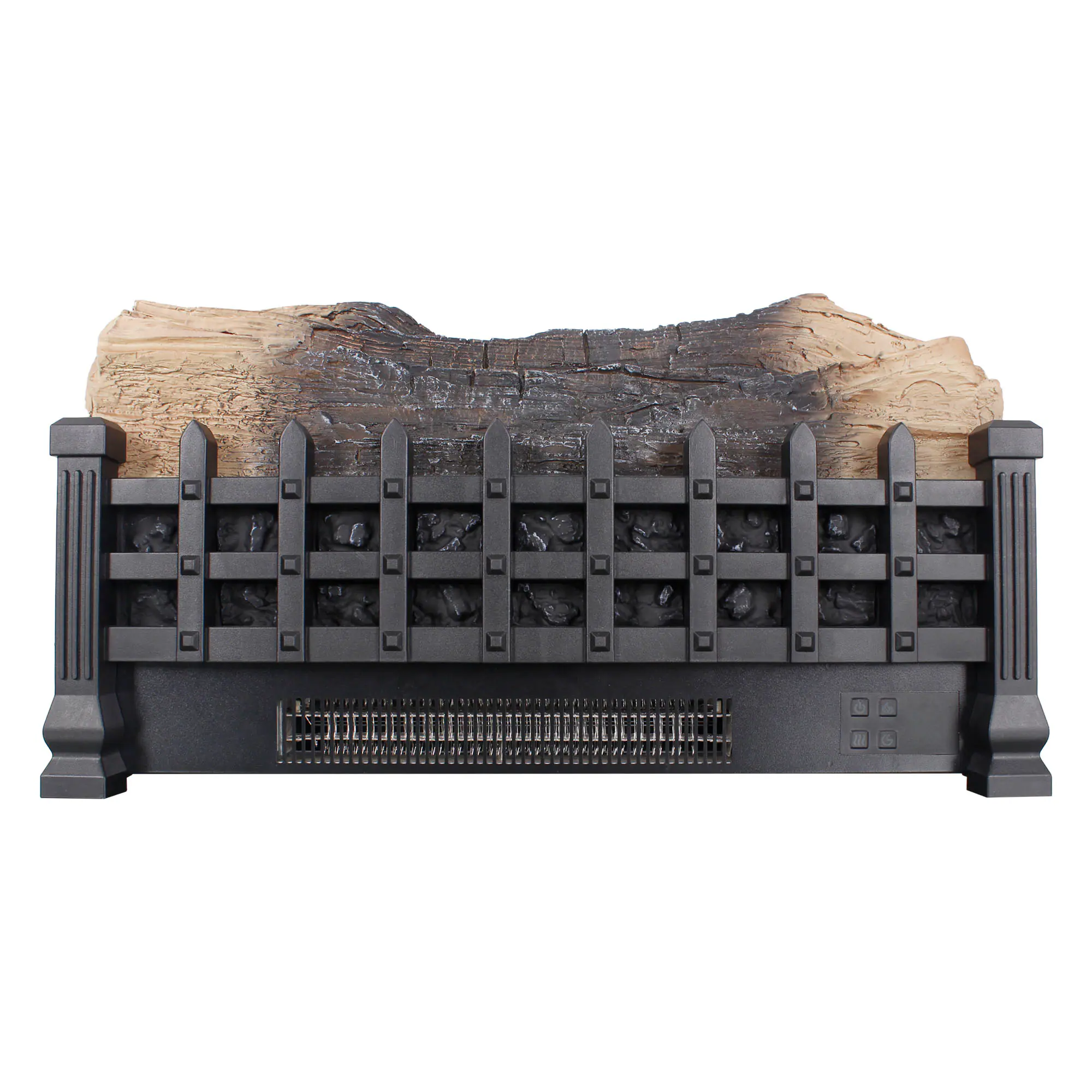 Alt View 6. APRILSOUL - 20 Inch Electric Fireplace 3d Log Set Insert Free Standing Heater For Indoor - Black.