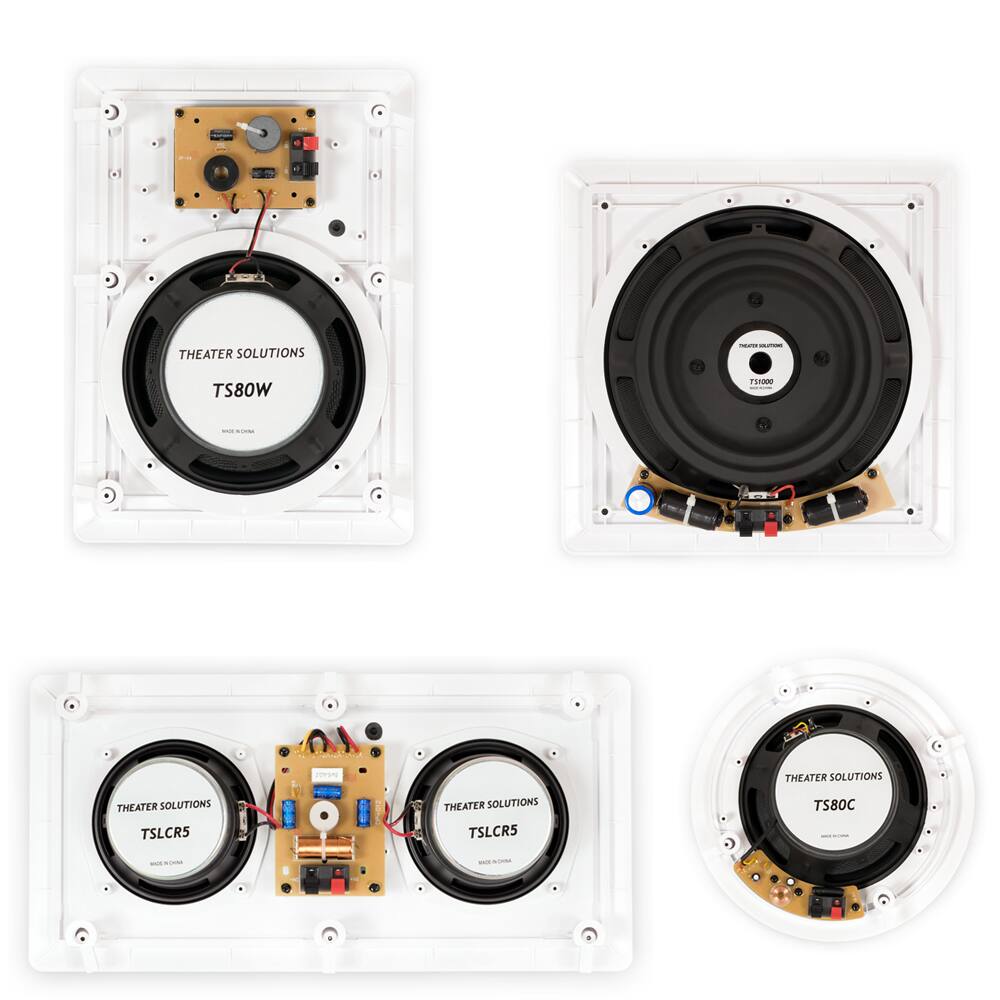 THEATER SOLUTIONS  
TS80W  

THEATER SOLUTIONS  
TS1000  

THEATER SOLUTIONS  
TSLCR5  

THEATER SOLUTIONS  
TSLCR5  

THEATER SOLUTIONS  
TS80C