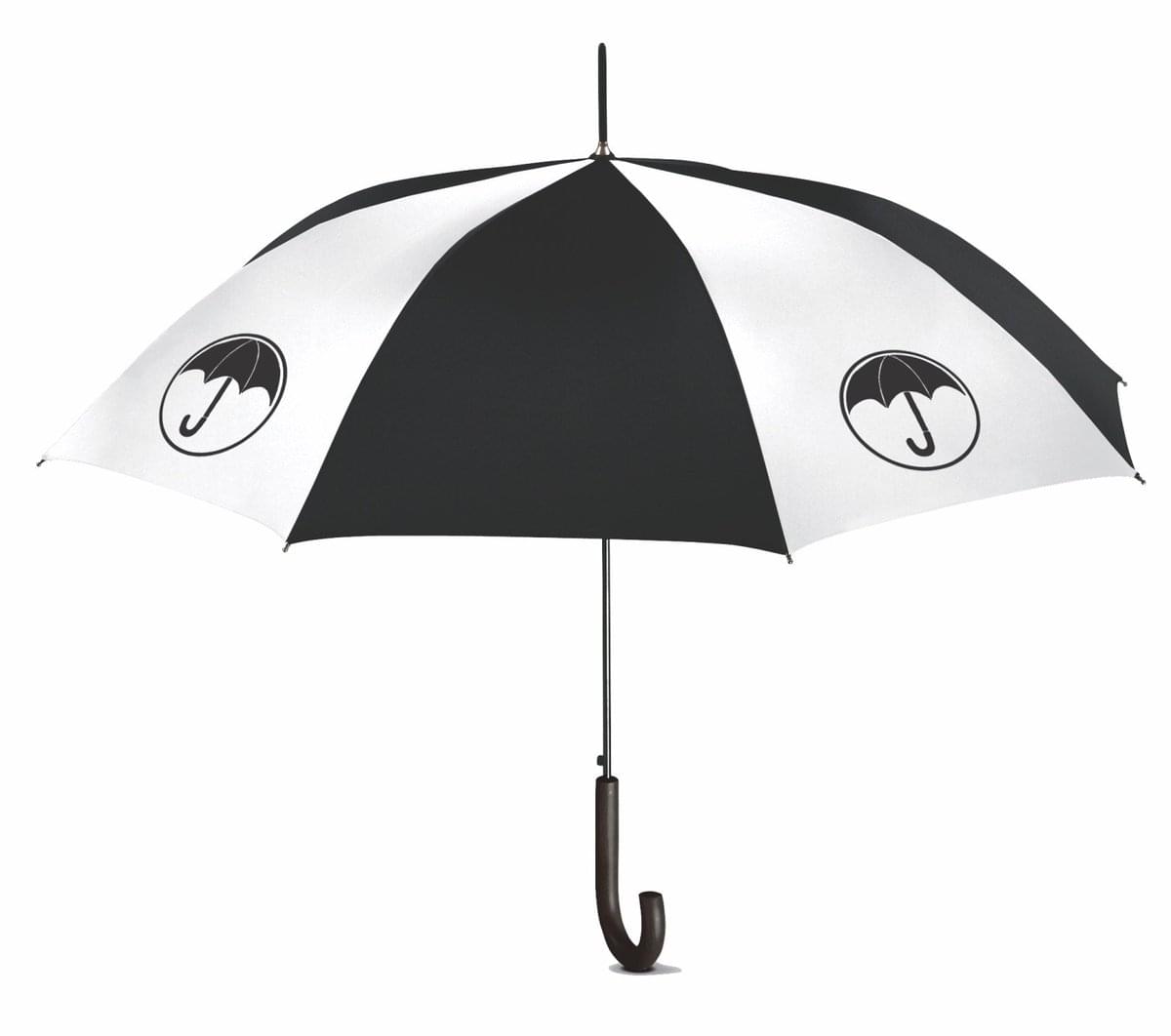 Front. Dark Horse Comics - Umbrella Academy 35 Inch Rain Umbrella - White.