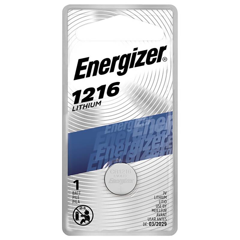 Energizer 1216 LITHIUM  
Energizer  
1 BATT  
PILE  
PILA  
3V  
LITHIUM  
LITHIO  
USE BY  
MEILLEUR AVANT  
USAR ANTES DE: 03/2029
