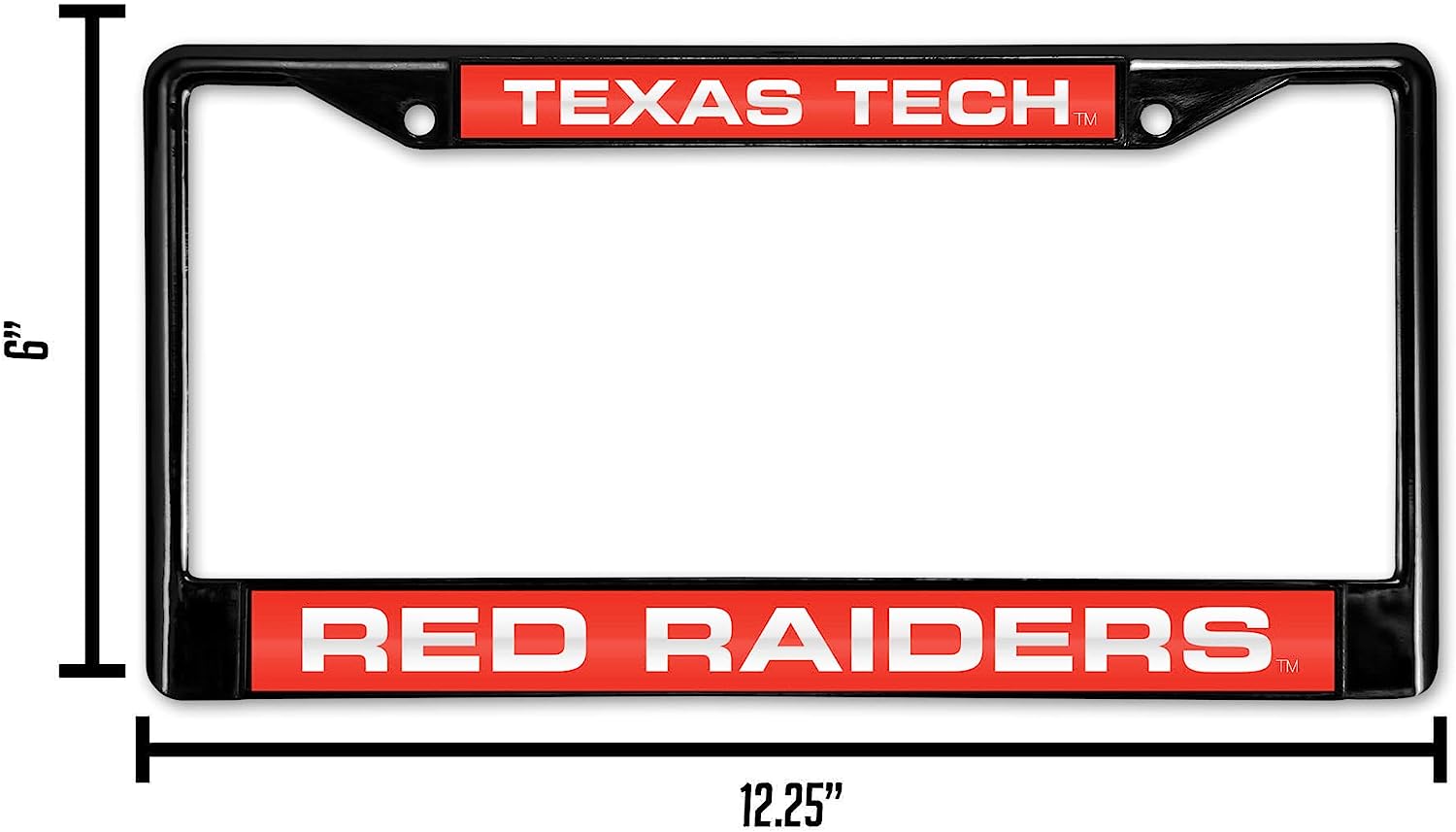 TEXAS TECH  
RED RAIDERS  

6" x 12.25"