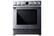 "Dacor" is the brand name of the oven in the image. The oven is a stainless steel model with a black glass door and a digital display. It has a total of 12 burners, including 4 on the back and 8 on the front. The oven is designed for use with a 370-volt electrical supply.