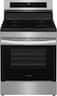 Frigidaire - 30 in. Wide 4 elements 5.3 Cu. Ft. Freestanding Induction Range with 3,600-Watt Power Boil Element and Steam Clean - Stainless Steel