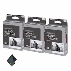 FUJIFILM instax WIDE MONO CHROME INSTANT FILM 10 Sheets