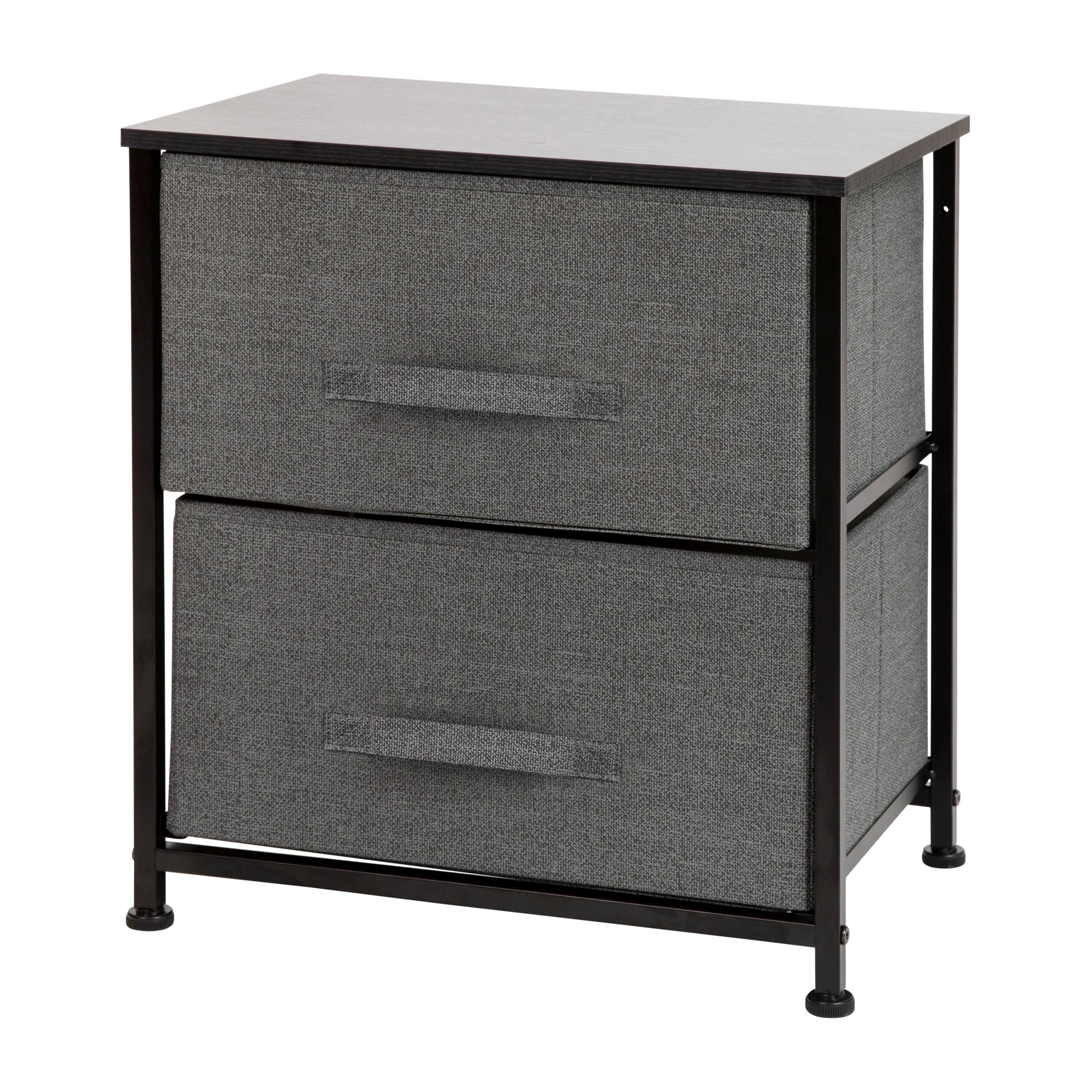 Gray Drawers/Black Frame
