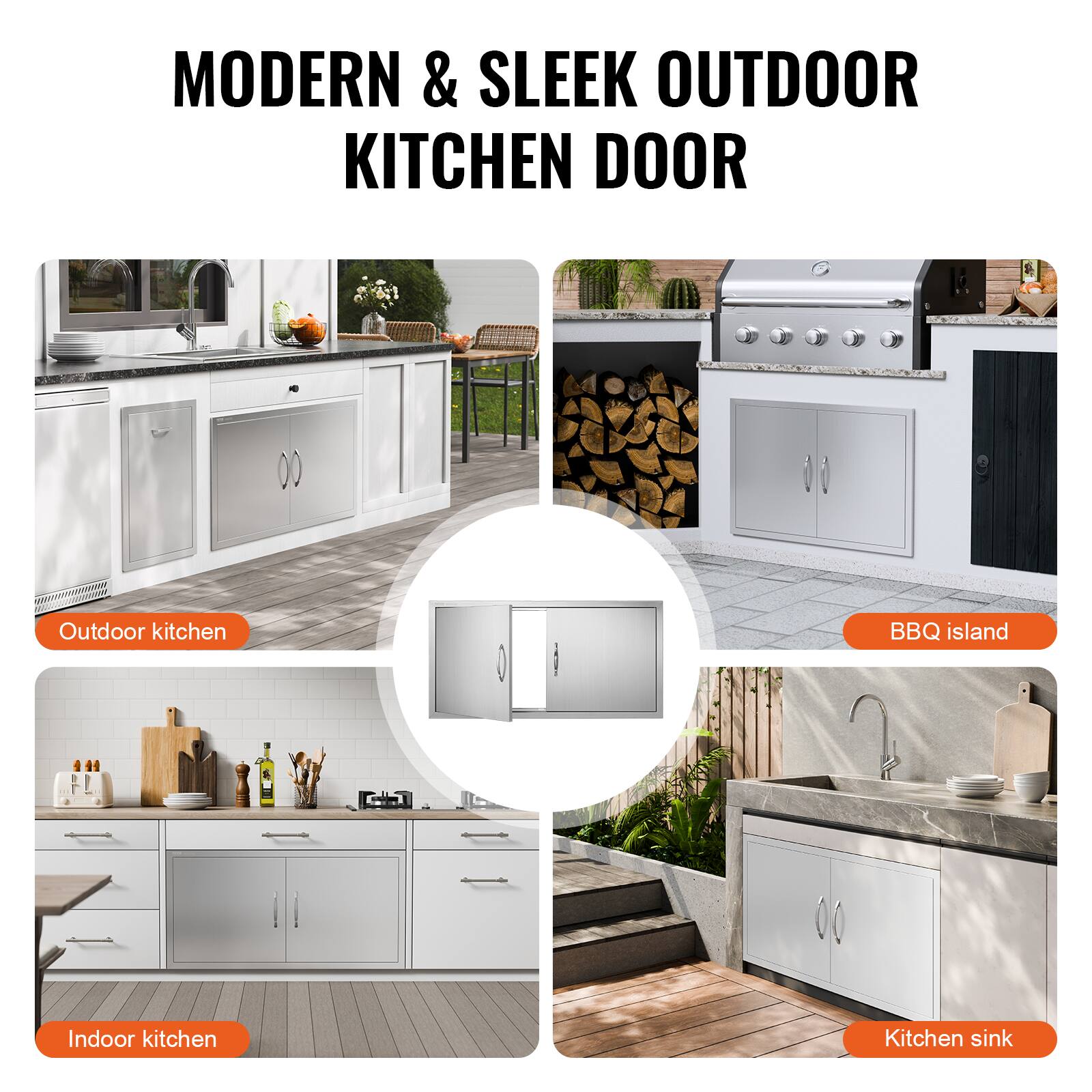 MODERN & SLEEK OUTDOOR KITCHEN DOOR

Outdoor kitchen
BBQ island
Indoor kitchen
Kitchen sink