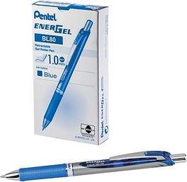 Pentel - EnerGel RTX Gel Pens, Bold Point, Ink, Dozen - Blue