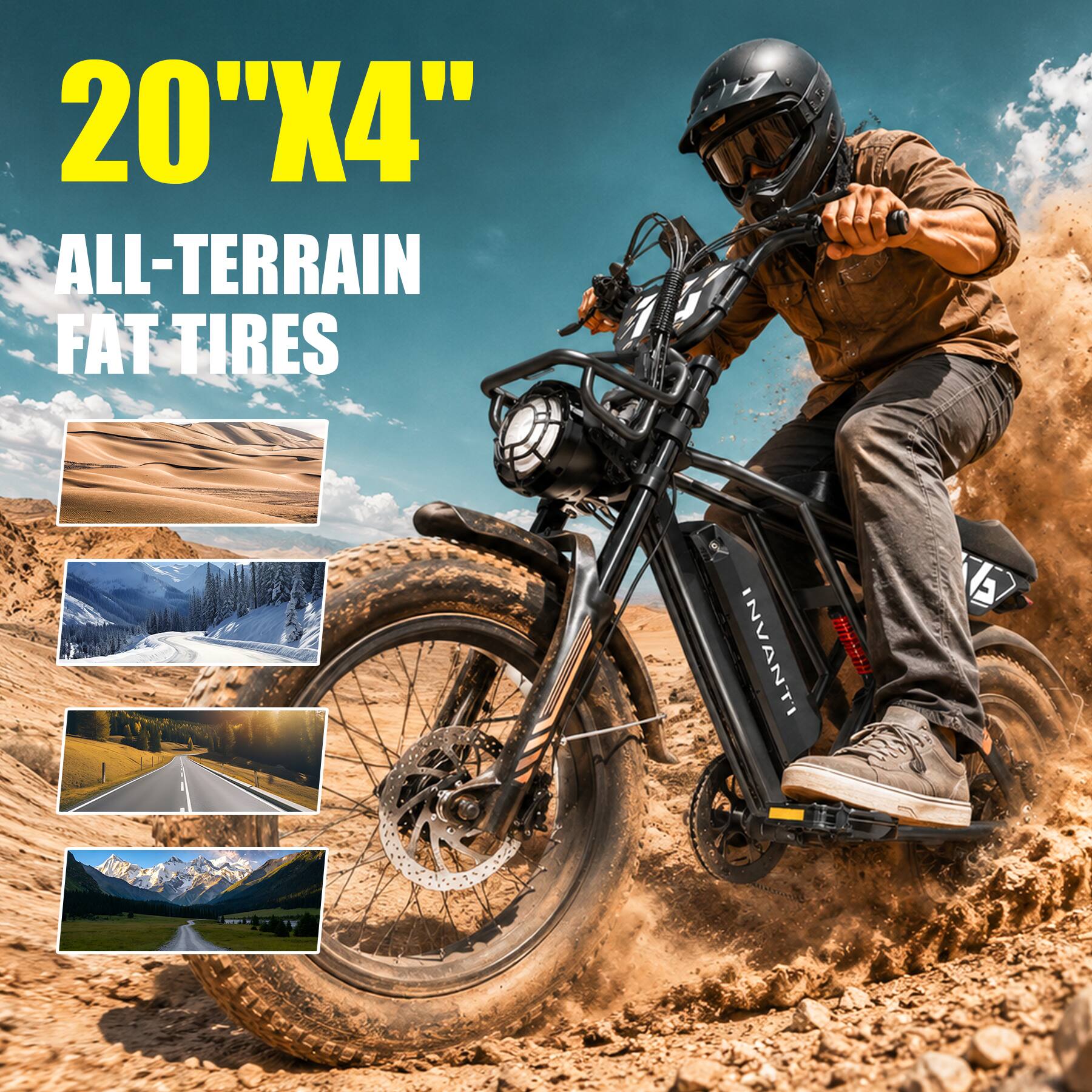 20"X4" ALL-TERRAIN FAT TIRES

INVANTI