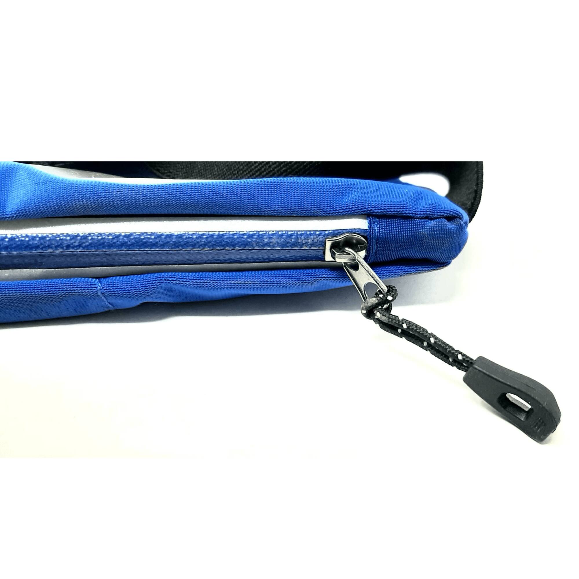 Alt View 3. JupiterGear - Water-Resistant Sport Waist Pack Running Belt with Reflective Strip - Dark Blue.