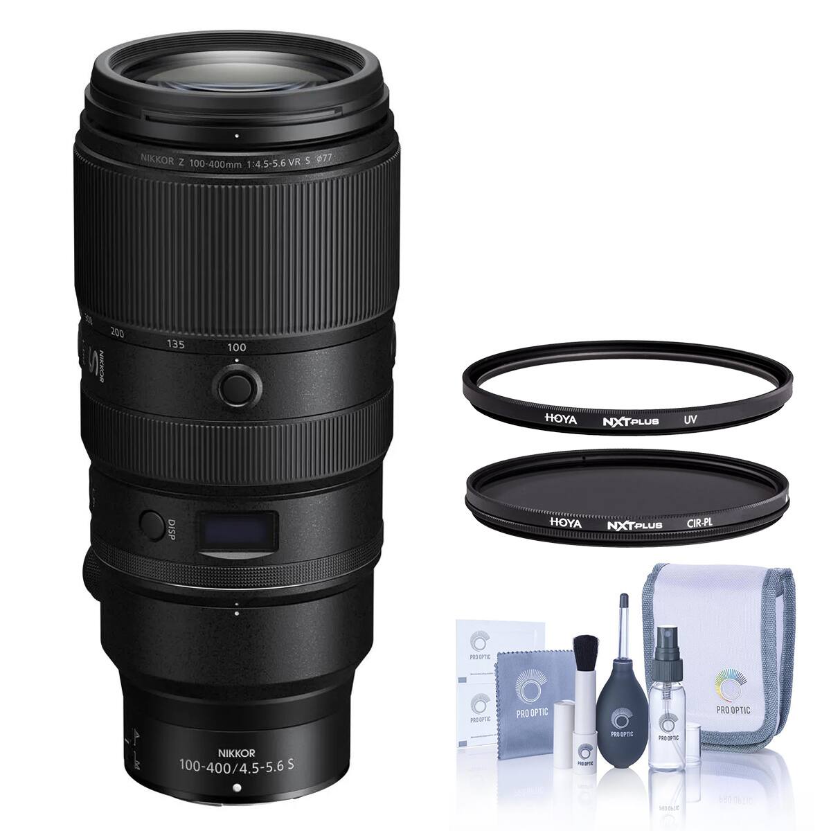 NIKKOR Z 100-400mm 1:4.5-5.6 VR S 77

200 NIKKOR
135
100

HOYA NXTPLUS UV
HOYA NXTPLUS CIR-PL

PRO OPTIC
PRO OPTIC
PRO OPTIC
PRO OPTIC
PRO OPTIC

NIKKOR 100-400/4.5-5.6 S