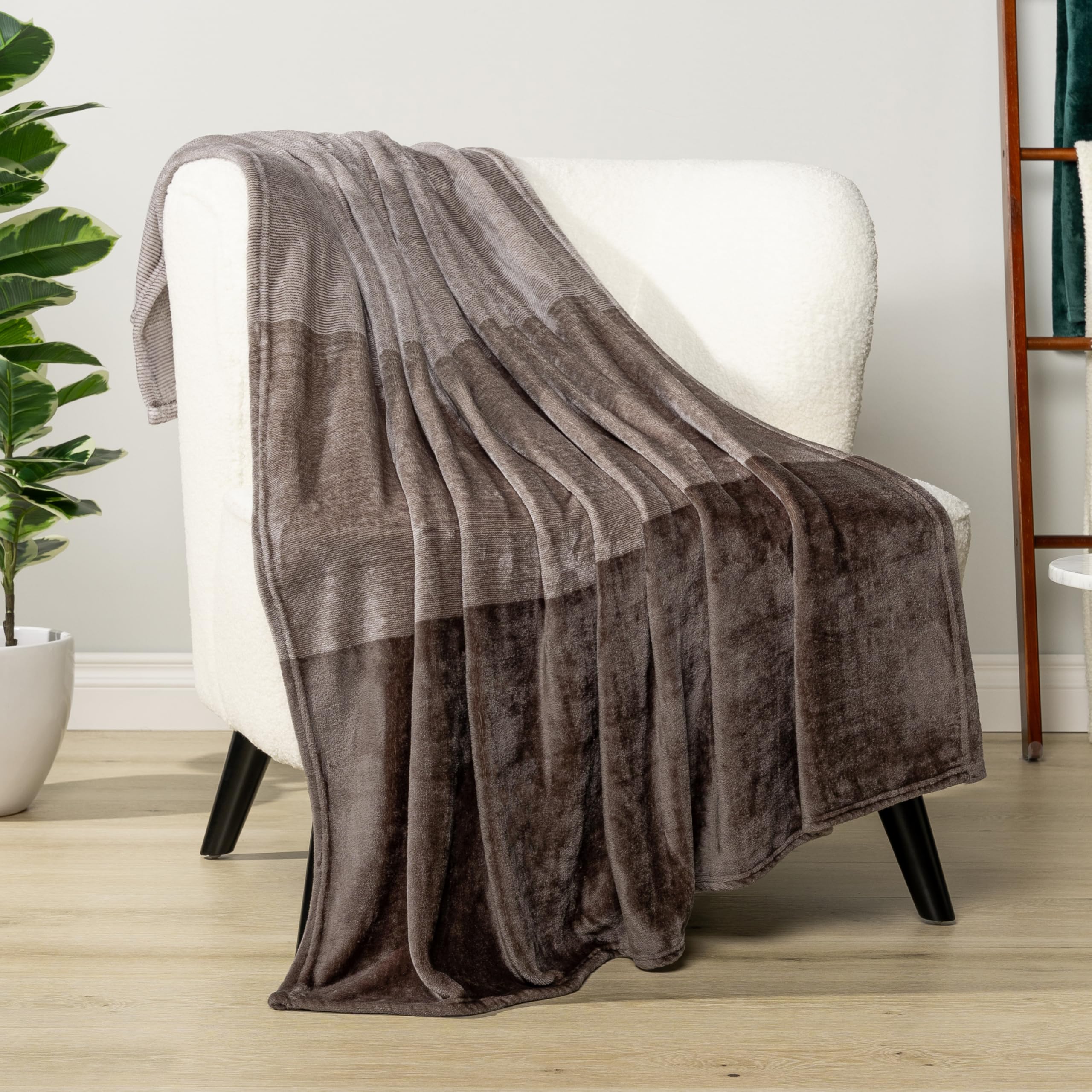 Gradient - Taupe 50 x 60 Inches - Throw