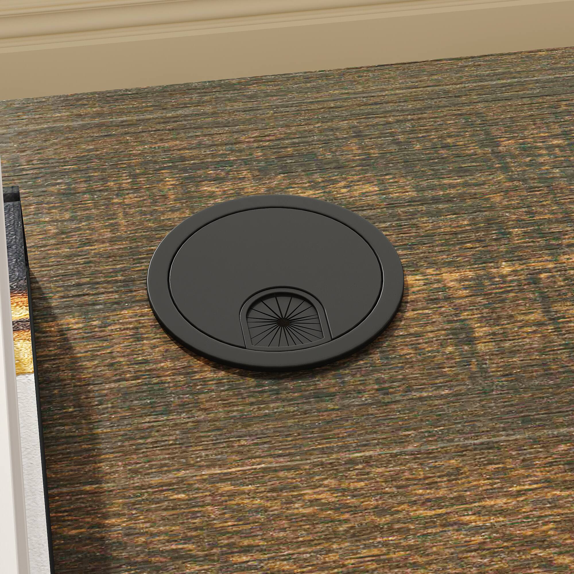 Alt View 6. Famapy - Famapy Electric Standing Desk: L - Shaped, Adjustable Height & Smart Storage - Brown.