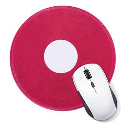 Unique Bargains - Donut Round Mouse Pad 7.9" Donut Printed Non-Slip Rubber Desk Mat for Office Home Laptop Computer Desk Accessories - Red
