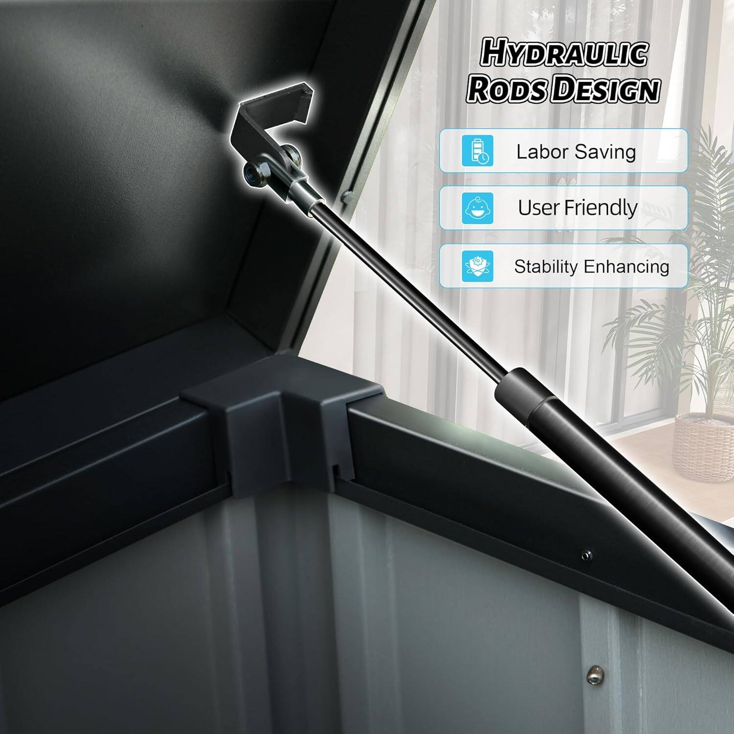 Hydraulic Rods Design  
- Labor Saving  
- User Friendly  
- Stability Enhancing