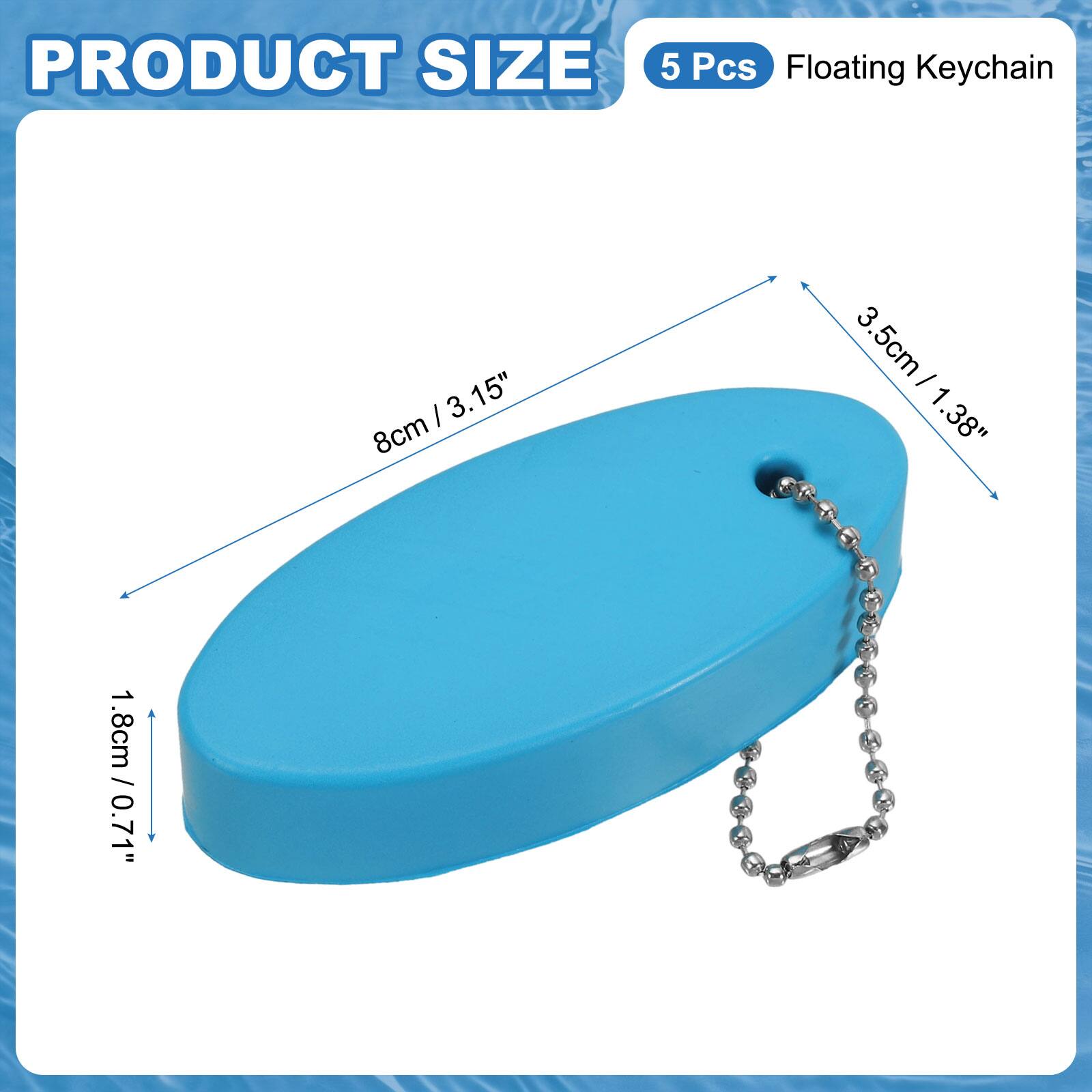PRODUCT SIZE

5 Pcs Floating Keychain

8cm / 3.15"

3.5cm / 1.38"

1.8cm / 0.71"