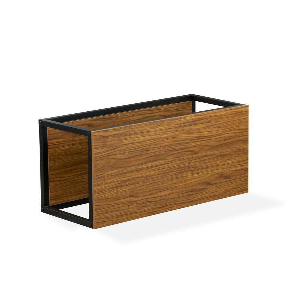 Left. East West Furniture - Norwich Coffee Table for Living Room, Mid Century Modern Coffee Table in Powder Coating Black Color - Black.