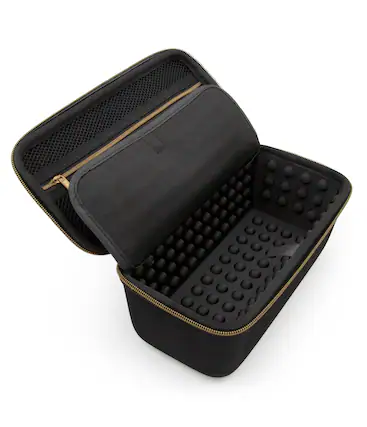 Front. CASEMATIX - Travel Case Fits Ultimate Ears BOOM 4 Bluetooth Speaker, Hard Shell Portable Speaker Protection, Case Only - Black.