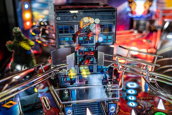 Alt View 8. Stern Pinball - Godzilla Pro Edition Pinball Machine.