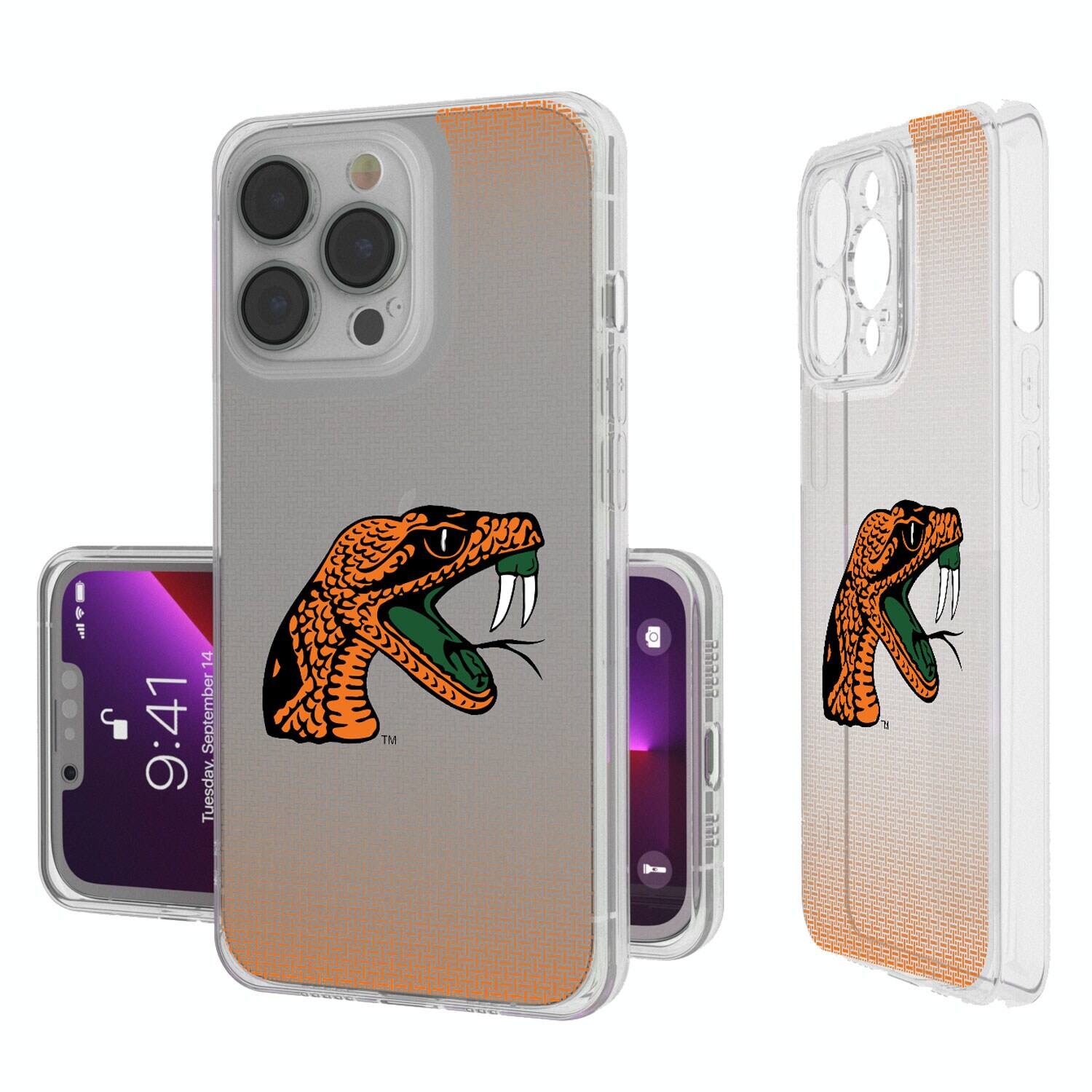Keyscaper - NCAA - Florida A&M Rattlers Linen Logo iPhone Clear Case - 13 Pro - Multicolor price history on PriceWatchPro