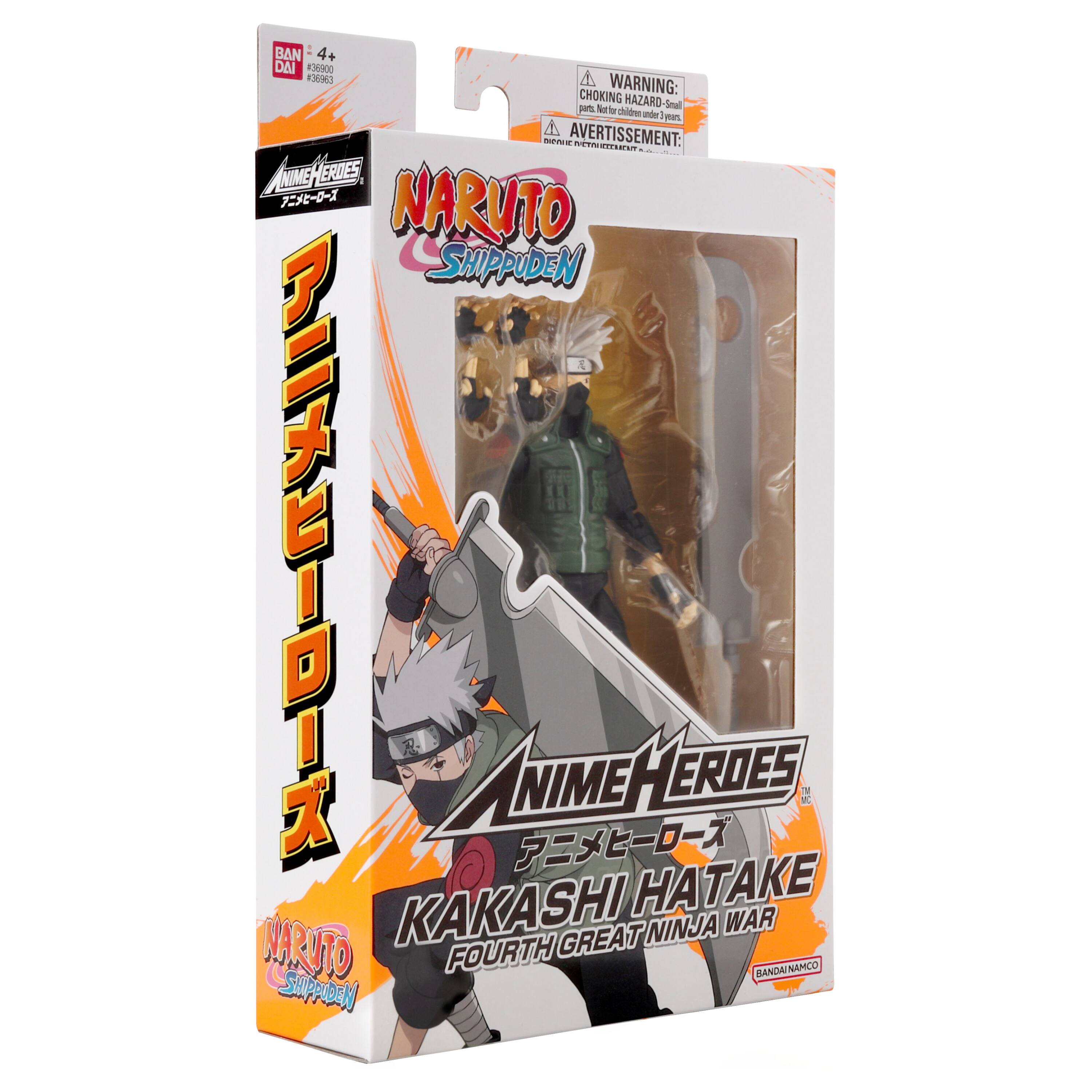 Bandai Anime Heroes Naruto Hatake Kakashi Fourth Great Ninja War