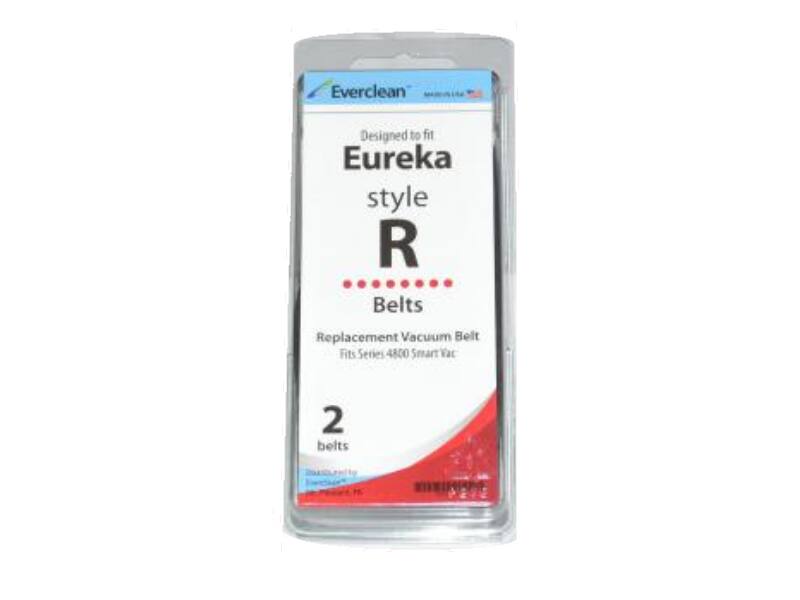 Everclean  
Designed to fit Eureka style R Belts  
Replacement Vacuum Belt  
Fits Series 4800 Smart Vac  
2 belts