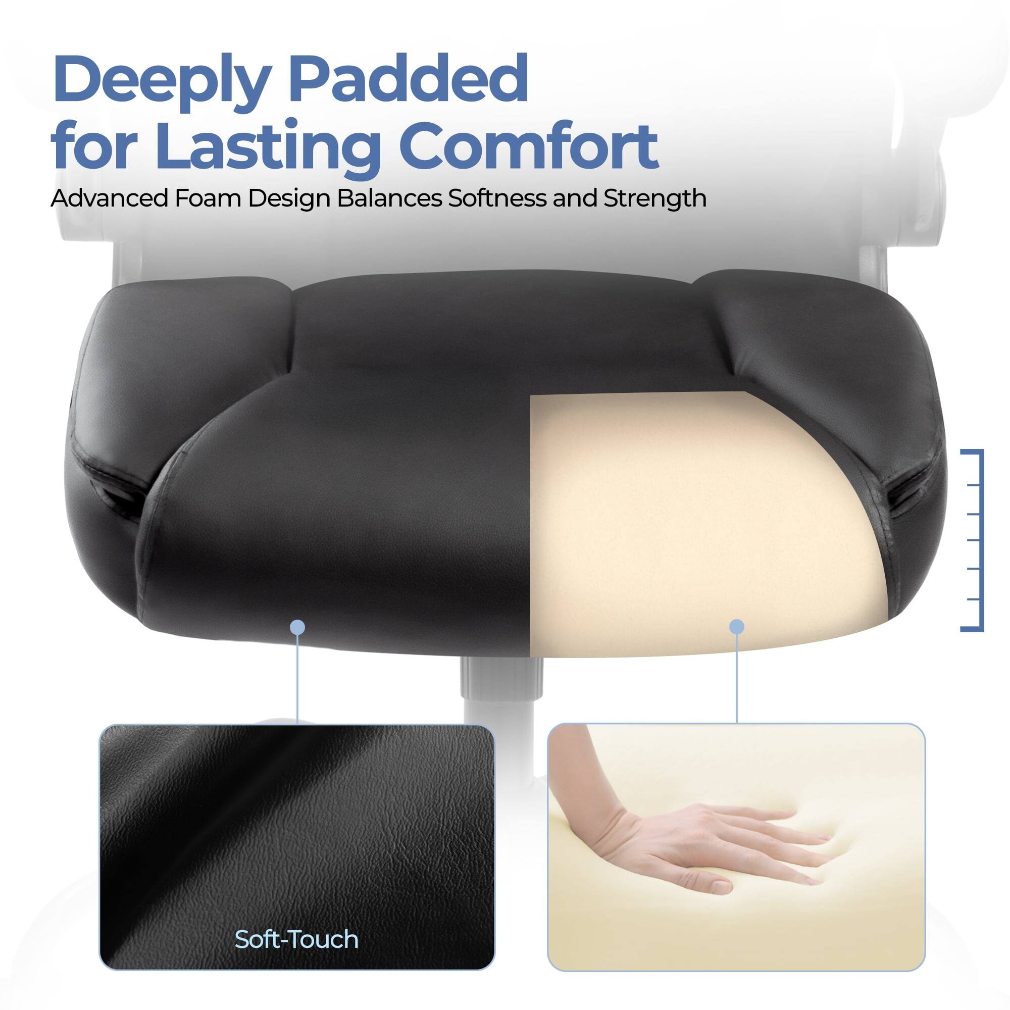Deeply Padded for Lasting Comfort  
Advanced Foam Design Balances Softness and Strength  
Soft-Touch