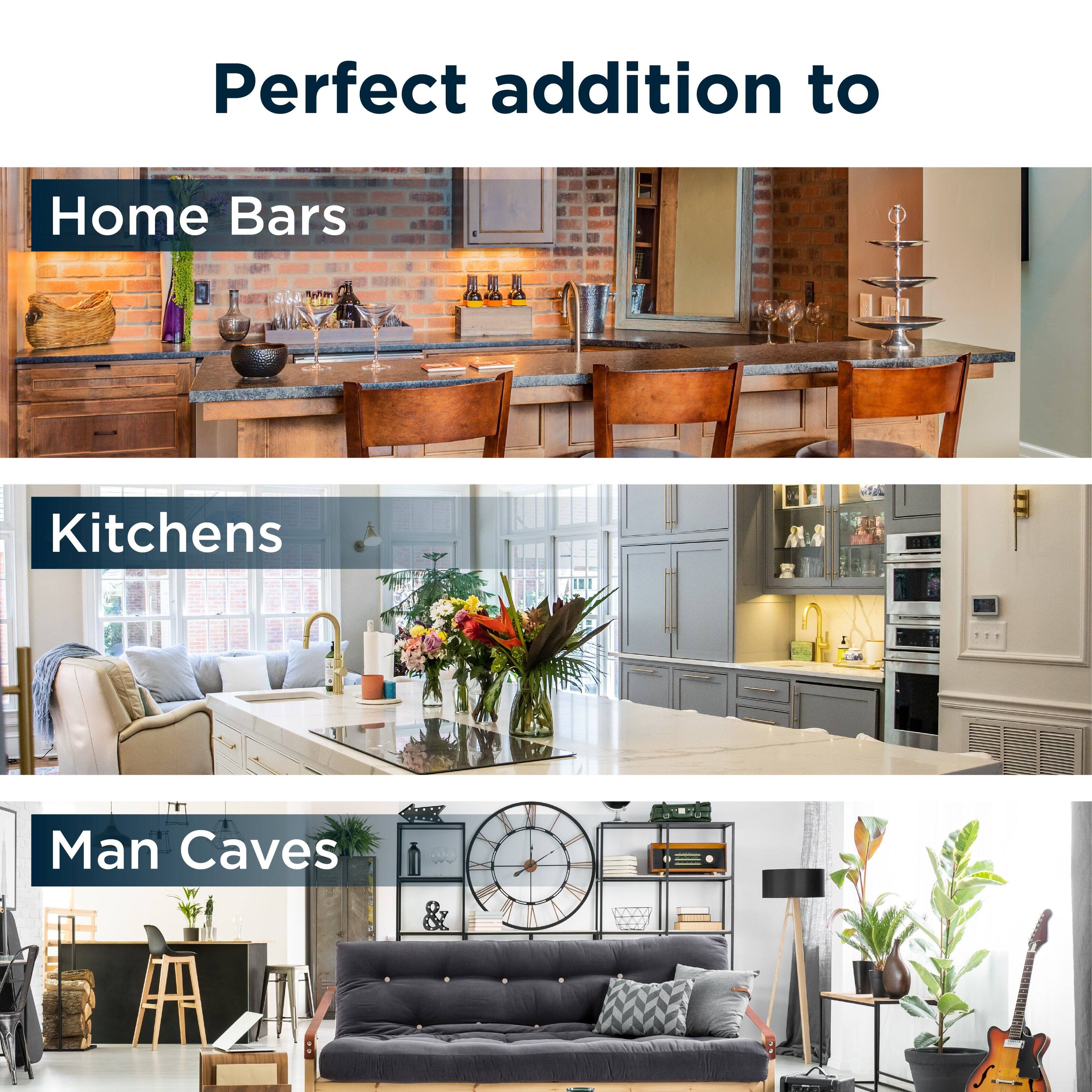 Perfect addition to

Home Bars

Kitchens

Man Caves