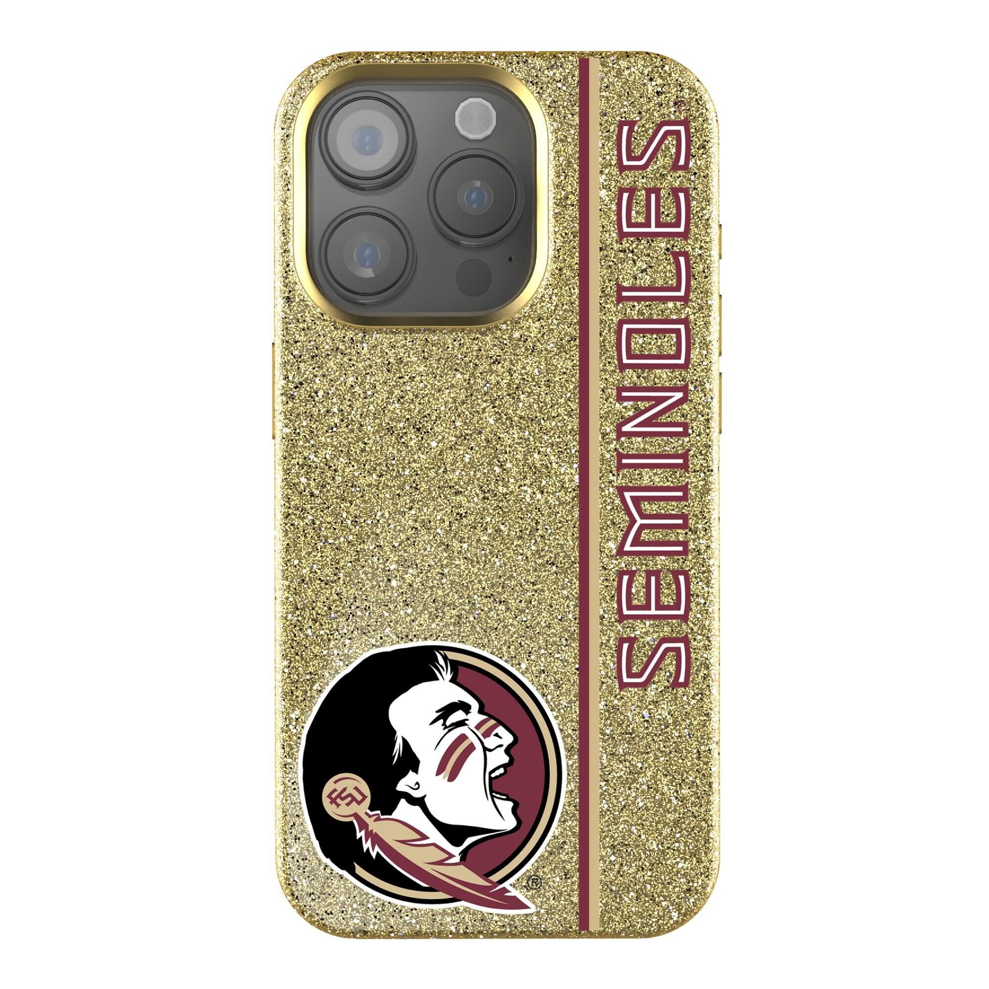 Keyscaper - NCAA - Florida State Seminoles iPhone Bling Case - 16 Pro Max - Gold