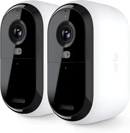 Front. Arlo - VMC3250-100NAR Essential 2nd Gen 2K, 2-cam - Refurbished Excellent - White.