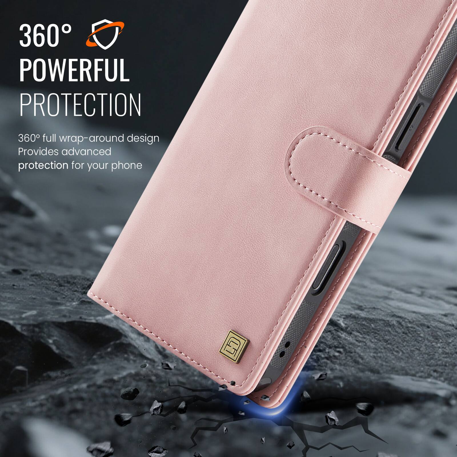 360° POWERFUL PROTECTION  
360° full wrap-around design  
Provides advanced protection for your phone