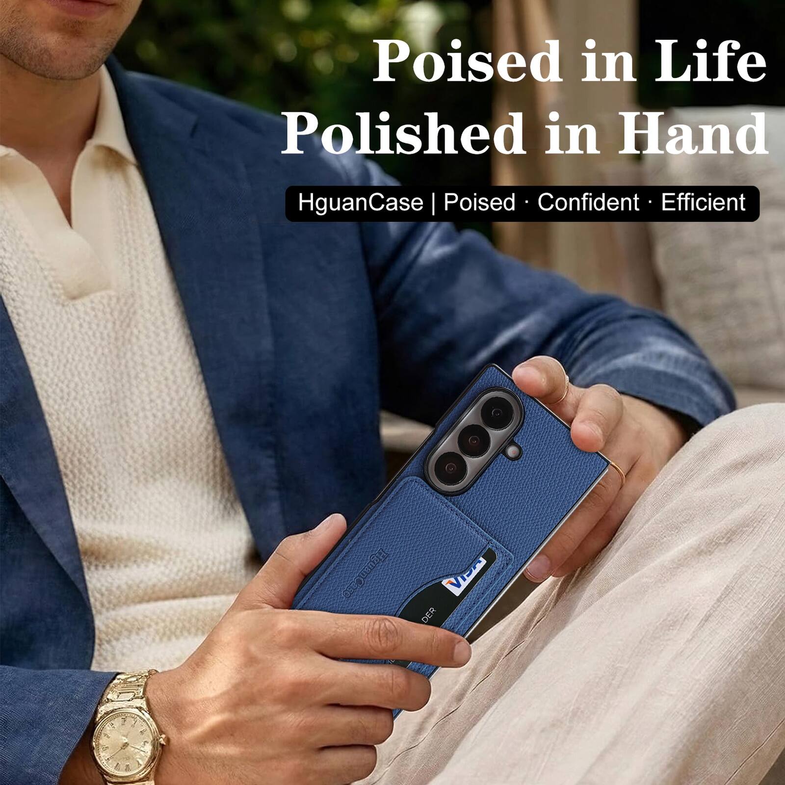 Poised in Life Polished in Hand  
HguanCase | Poised · Confident · Efficient