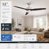 52" CEILING FAN
MODERN DESIGN
BRUSHED NICKEL FINISH
WALNUT WOOD BLADES
INTEGRATED LED LIGHT (18W)
9 SPEEDS
REMOTE INCLUDED
REVERSIBLE MOTOR
Matter ENABLED
Seamless smart home compatibility
Works with Apple Home, Google Home, Amazon Alexa, Samsung SmartThings, and more.
* Matter control unit sold separately.
QUIET OPERATION
ENERGY EFFICIENT
BRIGHT LED LIGHT KIT
ALL SEASON USE
PREMIUM QUALITY
