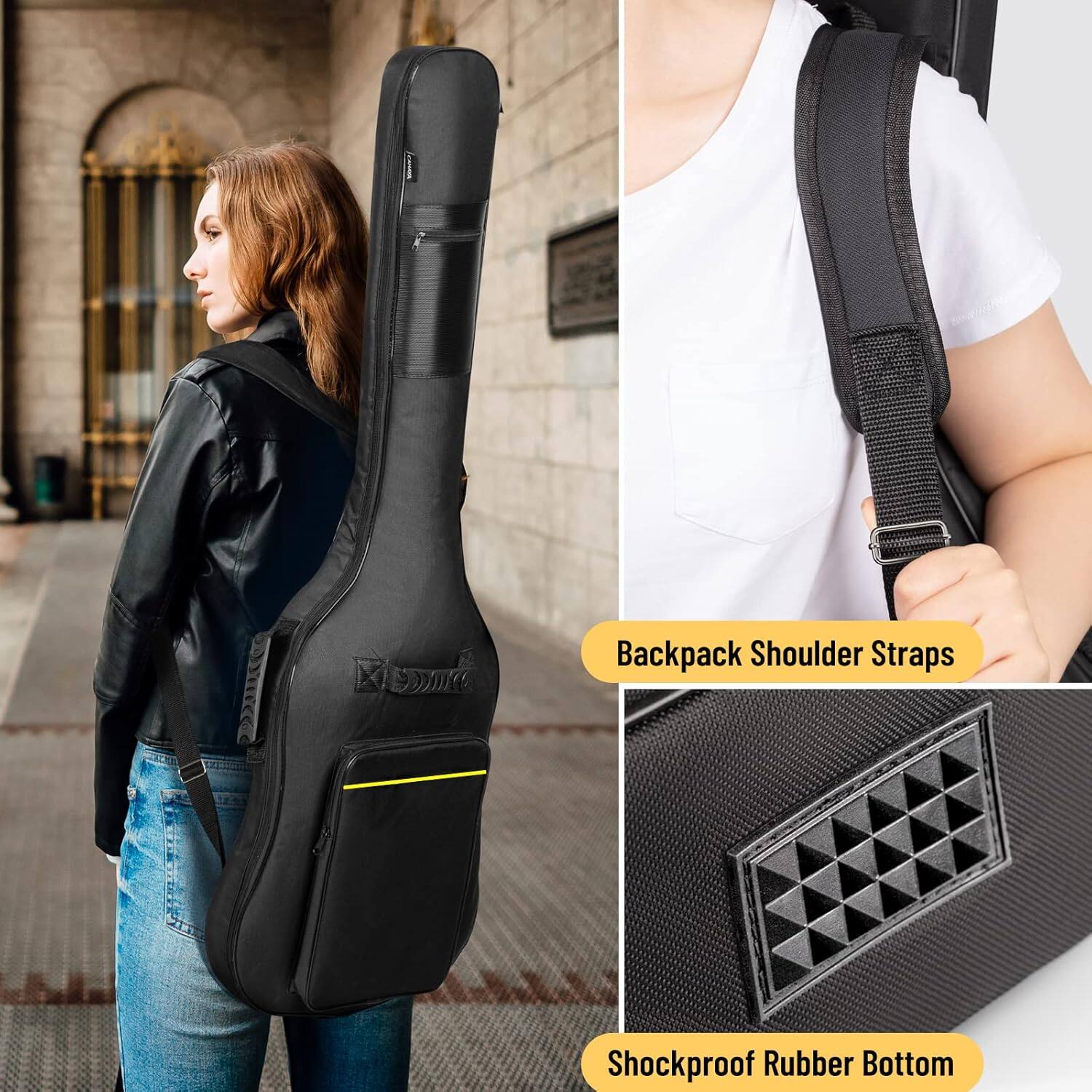 - Backpack Shoulder Straps
- Shockproof Rubber Bottom