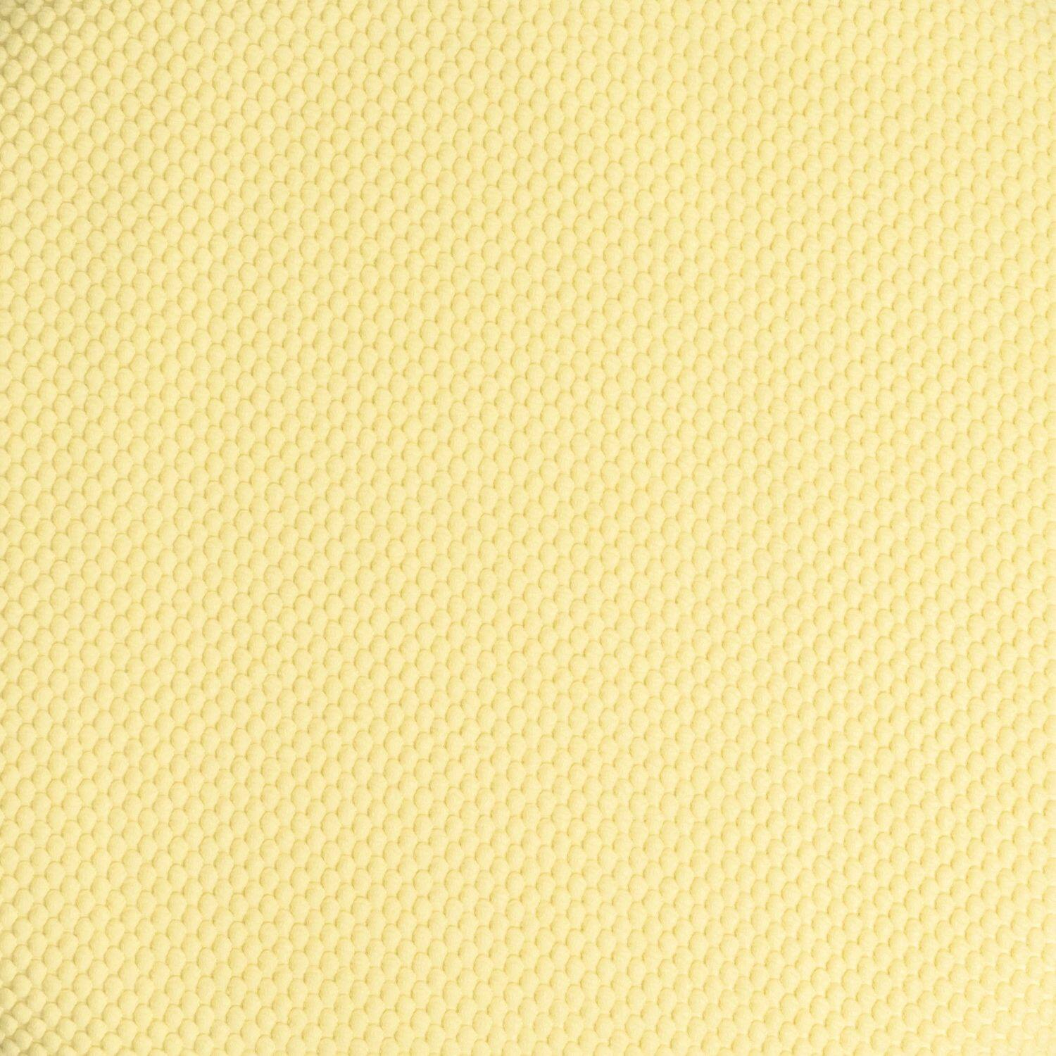 Angle. Sweet Home Collection - Honeycomb Memory Foam No Slip Back 16" x 16" Chair Pad Cushion, 12-Pack - Yellow.