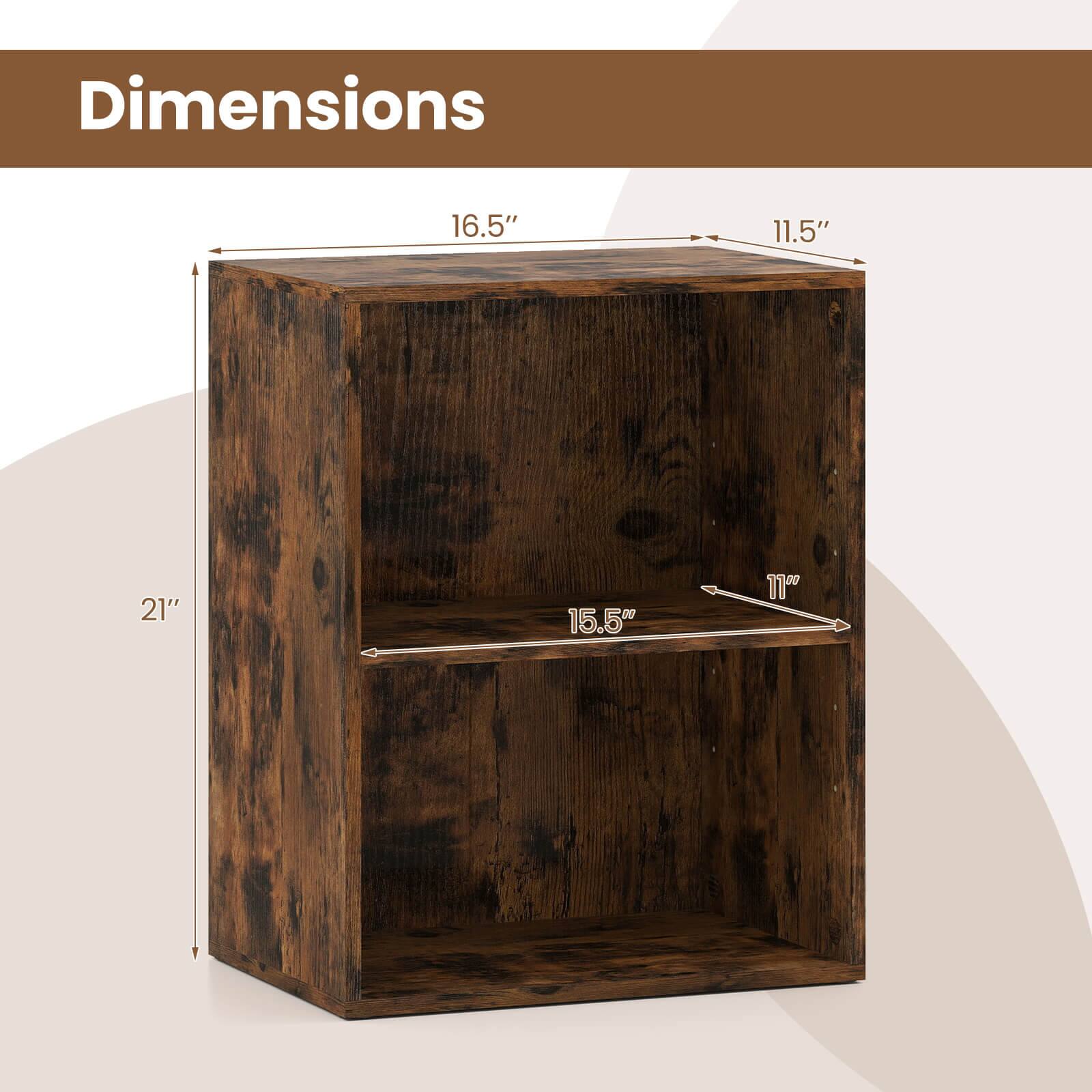 Dimensions: 16.5" x 11.5" x 21" x 15.5" x 11"